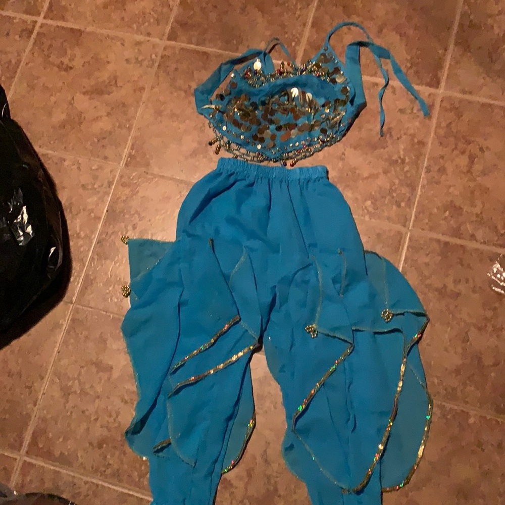 Belly dancing kids costumr